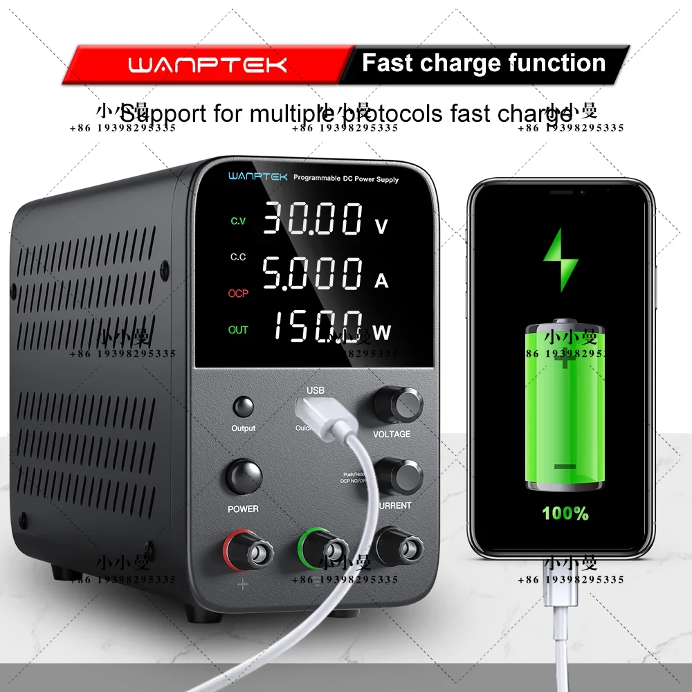 Programmable Dc Power Supply 30V 10A - Fuente de Alimentación de CC Programable